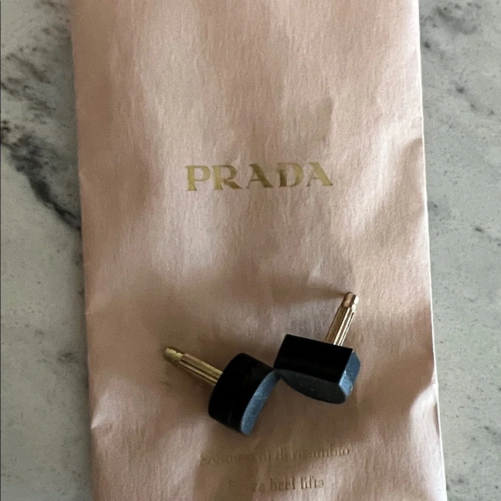 Prada Women's Sleek Black Heeled Boots - Picture 6 of 6